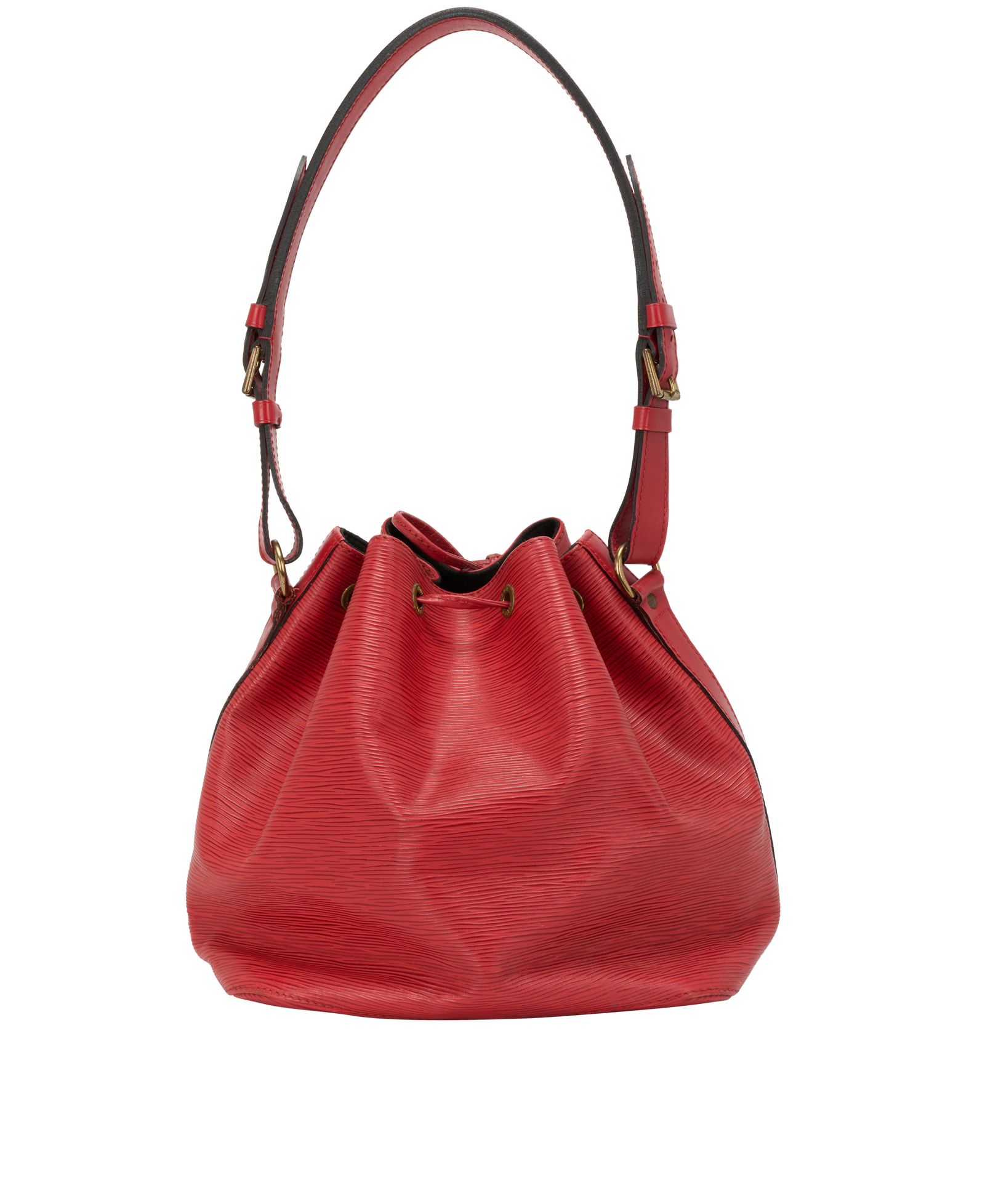 Noe Bucket Bag, &pound;695, Handbags, Red, Leather, Back view